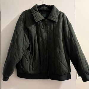 Oversized dark green jacket from wild fable, size large